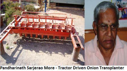 Tractor Driven Onion Transplanter