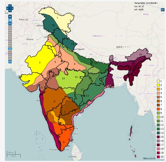 agroecological zones of india