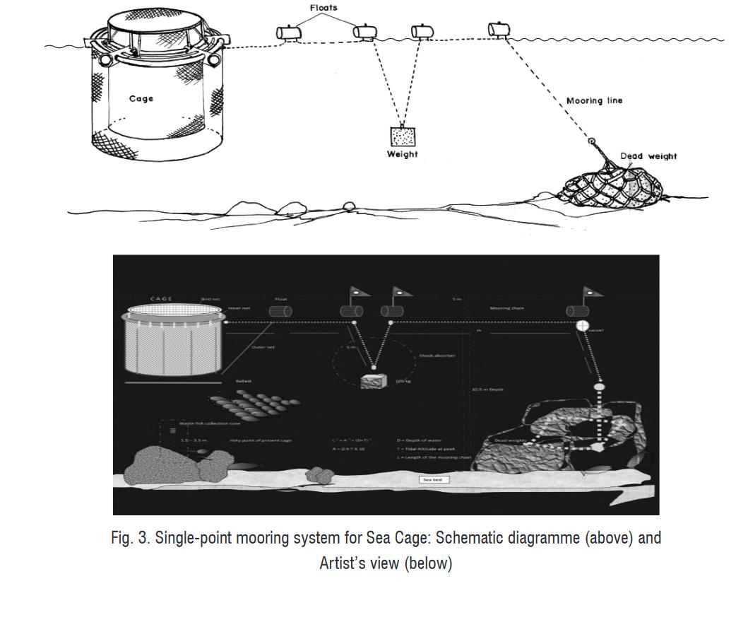 mooring system for Sea Cage