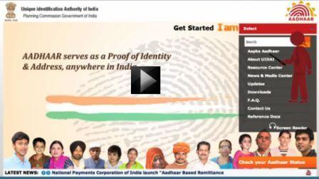 This Video explains about how to how to update your Aadhaar data