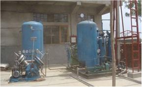 Biogas scrubbing Unit