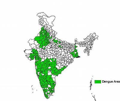 Dengue distribution in india