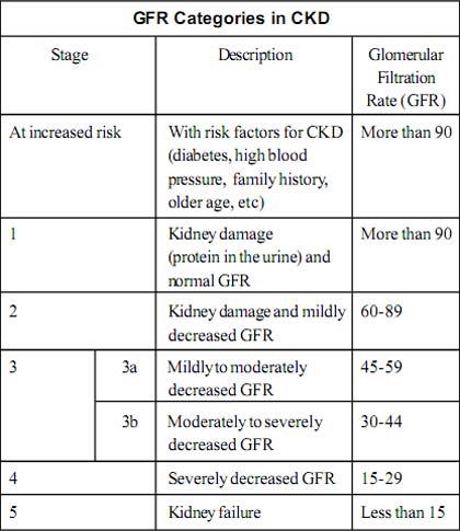 kidney disease stages