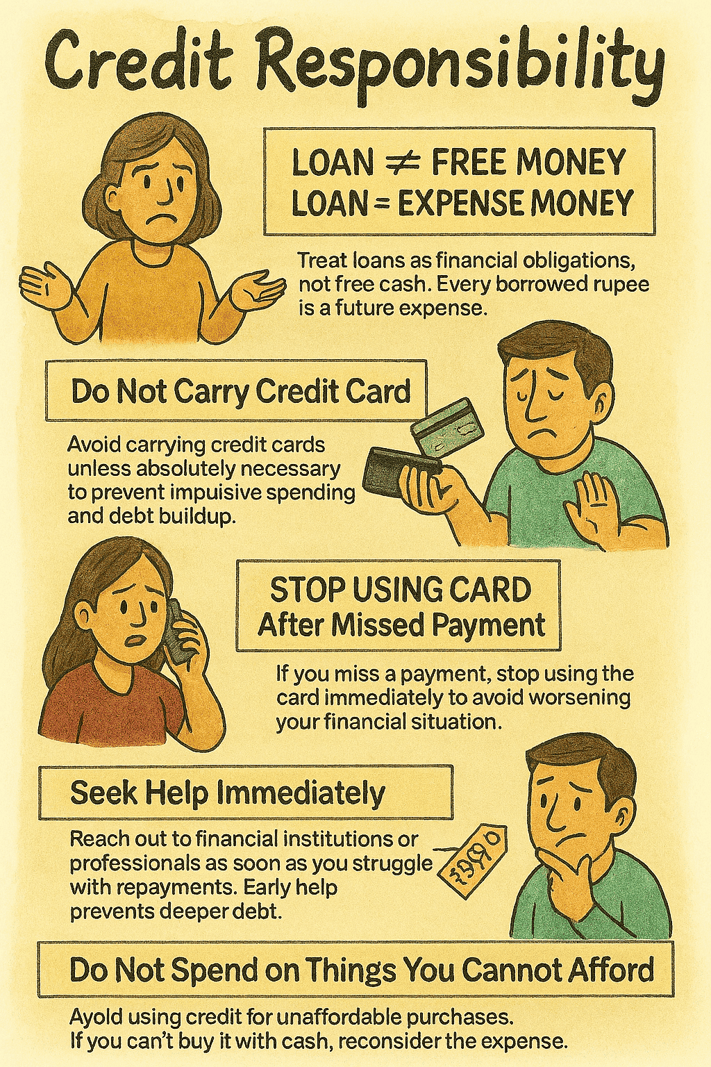 Credit Responsibility | Vikaspedia - English - Financial Education