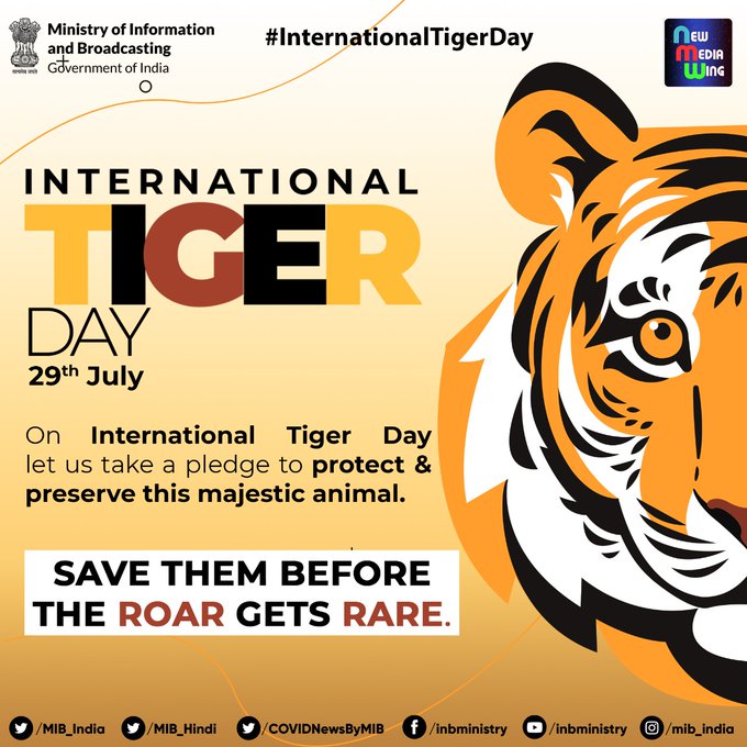 Global Tiger Day — Vikaspedia